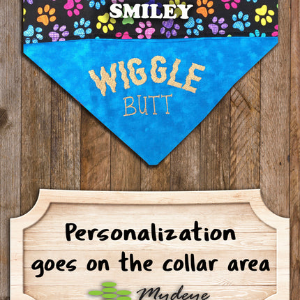 Wiggle Butt / Over the Collar Dog Bandana