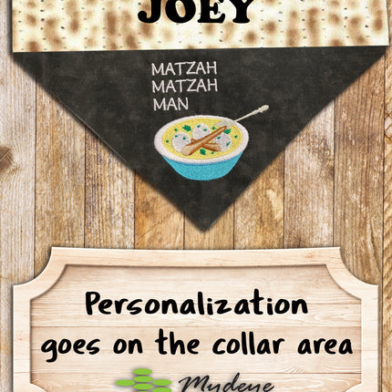 Passover Dog Bandana / Matzah Matzah Man