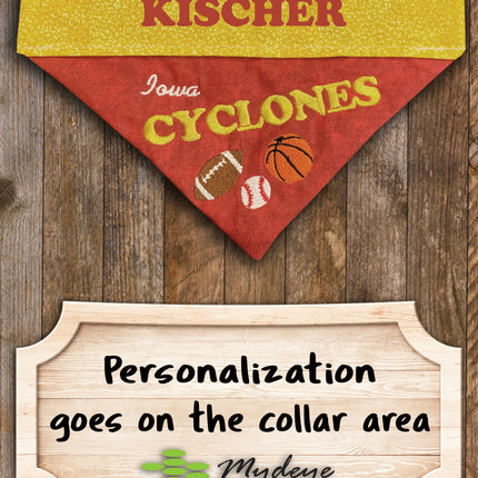 Iowa Cyclones / Over the Collar Dog Bandana
