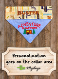 Adventure is Out There / Over the Collar Dog Bandana