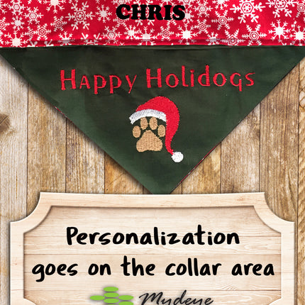 Happy Holidogs / Christmas Dog Bandana