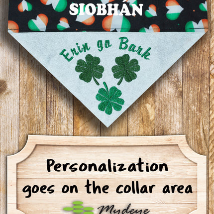 Erin Go Bark / Over the Collar Dog Bandana