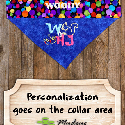 W & HJ - Fan Club Logo / Over the Collar Dog Bandana