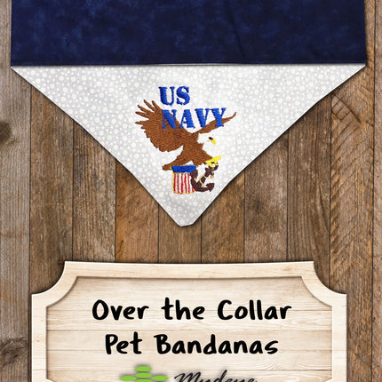US Navy / Over the Collar Dog Bandana
