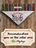 Birthday Boy / Over the Collar Dog Bandana