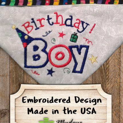 Birthday Boy / Over the Collar Dog Bandana