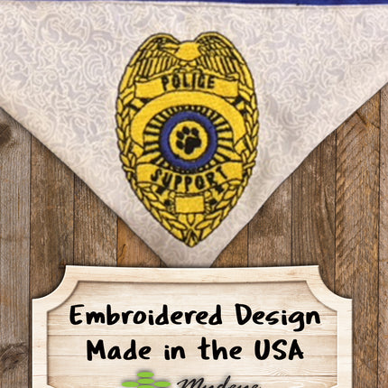 Police / Over the Collar Dog Bandana