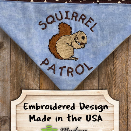 Squirrel Patrol / Over the Collar Dog Bandana
