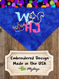 W & HJ - Fan Club Logo / Over the Collar Dog Bandana