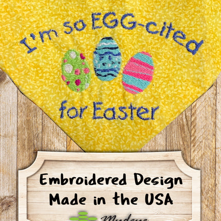 So Eggcited / Over the Collar Dog Bandana
