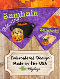Samhain Blessings / All Hallows Eve Dog Bandana