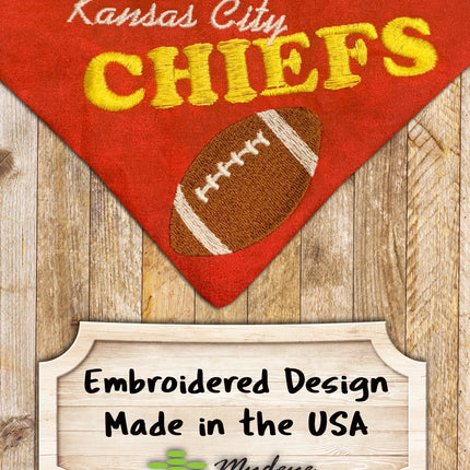 Kansas City Chiefs / Over the Collar Dog Bandana