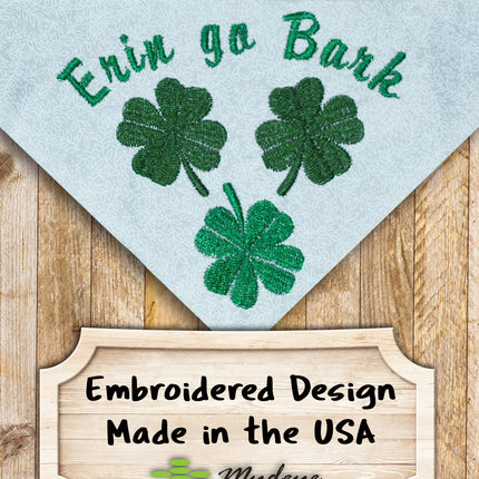 Erin Go Bark / Over the Collar Dog Bandana