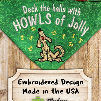 Howls of Jolly / Christmas Dog Bandana