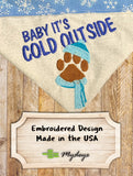 Baby It's Cold Outside / Over the Collar Dog Bandana
