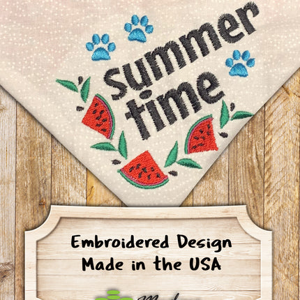 Summer Time Watermelon / Over the Collar Dog Bandana