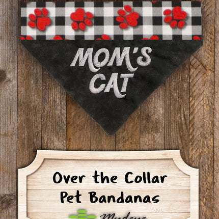 Mom's Cat / Over the Collar Cat Bandana