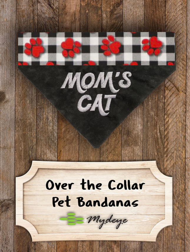 Mom's Cat / Over the Collar Cat Bandana