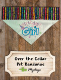 Birthday Girl / Over the Collar Dog Bandana