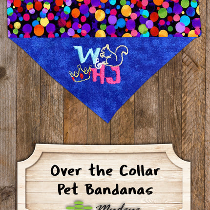 W & HJ - Fan Club Logo / Over the Collar Dog Bandana