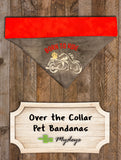 Born to Ride / Over the Collar Dog Bandana