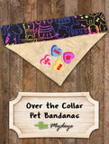 Candy Hearts - Valentine's Day / Over the Collar Dog Bandana
