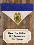 Police / Over the Collar Dog Bandana