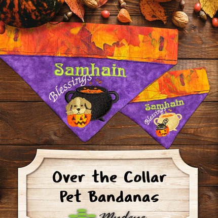 Samhain Blessings / All Hallows Eve Dog Bandana