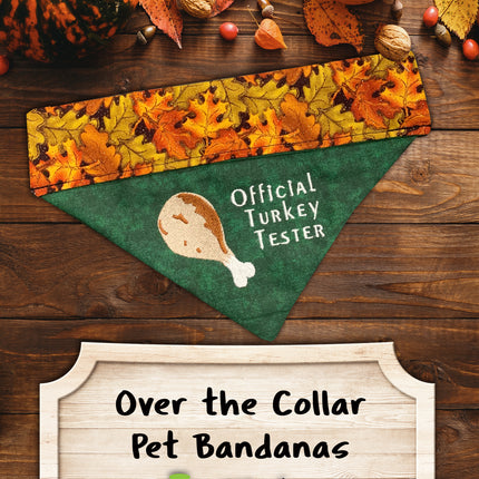 Official Turkey Tester / Thanksgiving Dog Bandana
