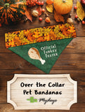 Official Turkey Tester / Thanksgiving Dog Bandana