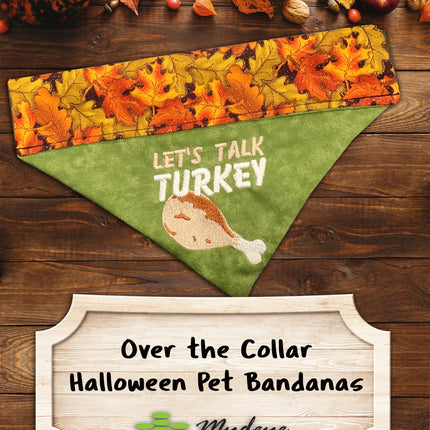 Lets Talk Turkey / Over the Collar Dog Bandana