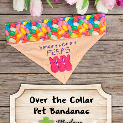 Holiday Bandana Gift 6 - Pack / Over the Collar Dog Bandanas Pack #1