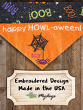 Happy Howl-oween! / Over the Collar Halloween Dog Bandana