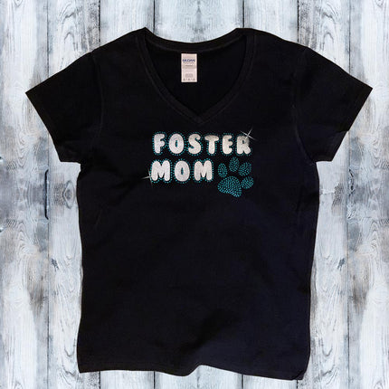 Foster Mom V-Neck T-Shirt