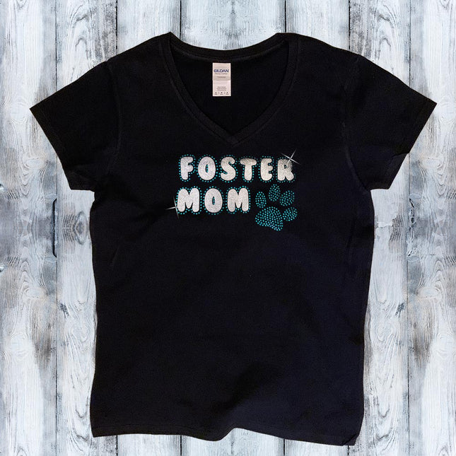 Foster Mom V-Neck T-Shirt