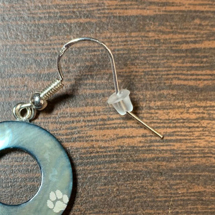Mother of Pearl Dog Themed Earring & Pendant Set