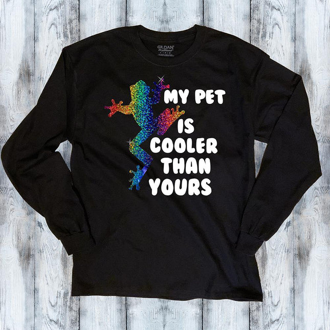 Frog My Pet is Cooler than Yours Long Sleeve T-Shirt