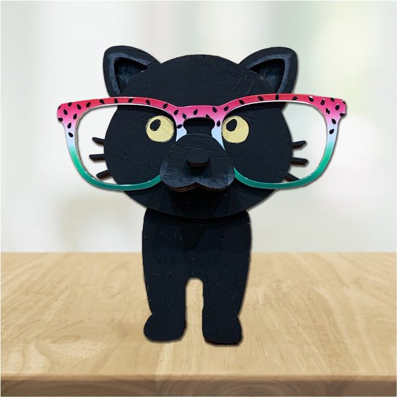 Black Cat Eyeglass Holder