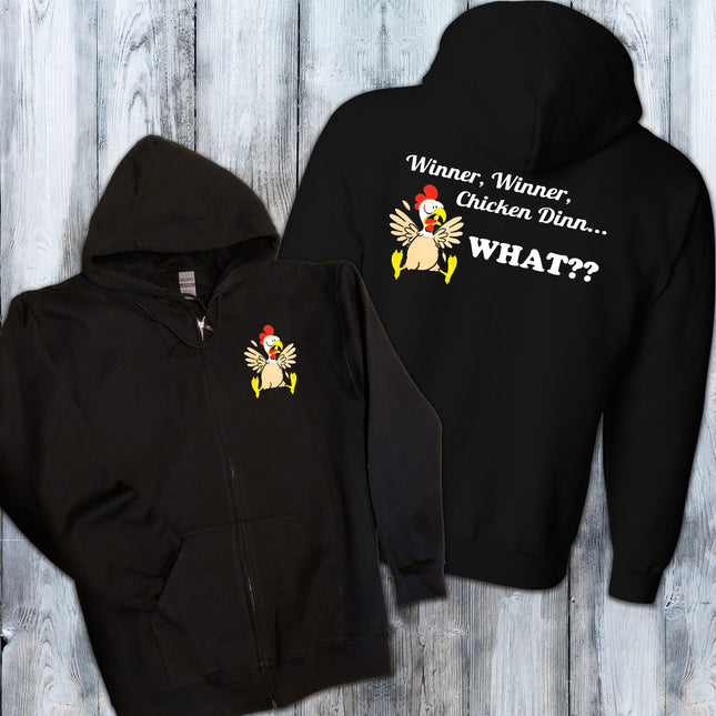Winner Winner Chicken Dinner Zip-Up Hoodie