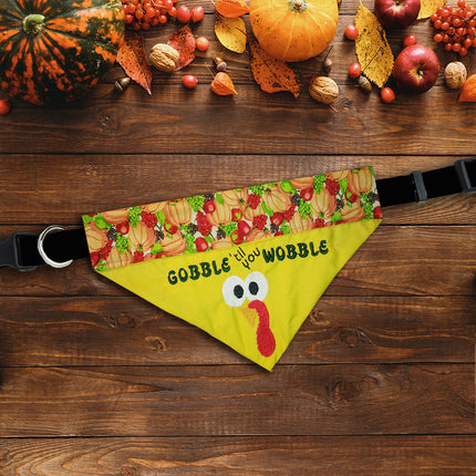 Gobble til you Wobble / Thanksgiving Dog Bandana