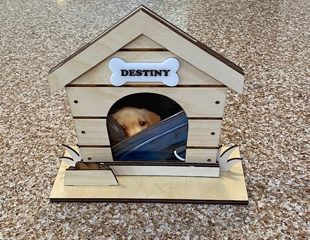 Dog House Photo Frame