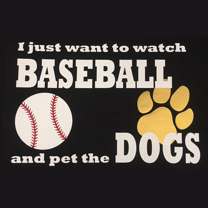 Watch Baseball & Pet the Dog/Cat T-Shirt