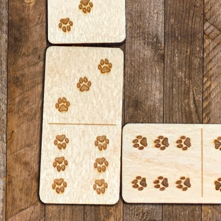Paw Print Dominos