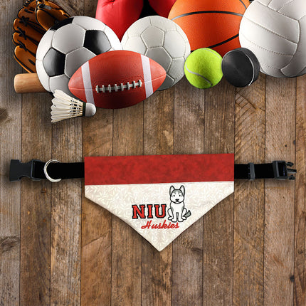 NIU Huskeys / Over the Collar Dog Bandana