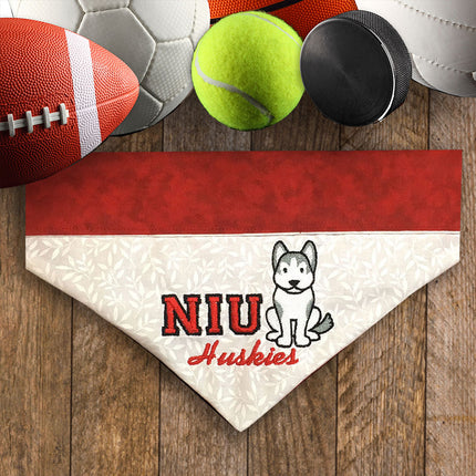 NIU Huskeys / Over the Collar Dog Bandana