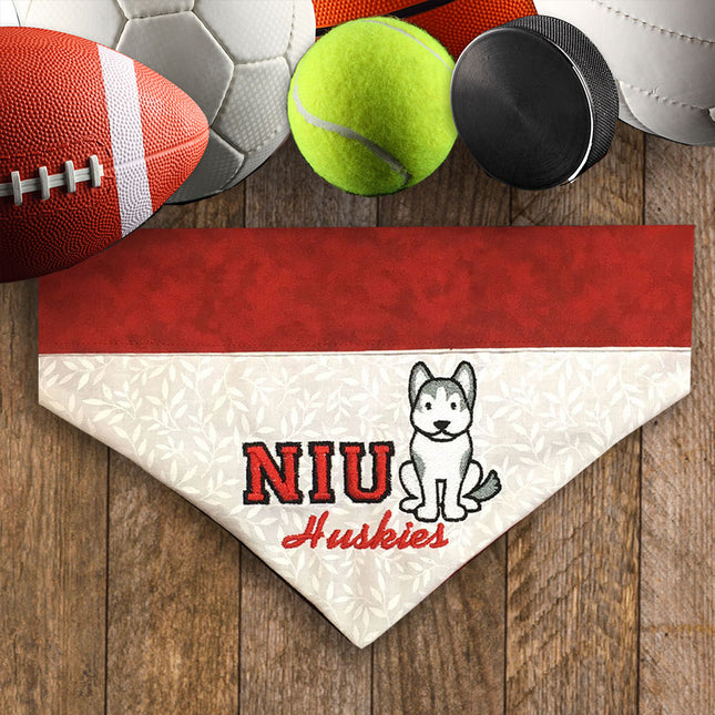NIU Huskeys / Over the Collar Dog Bandana