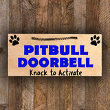 Mini Wood Sign - [Breed] Doorbell