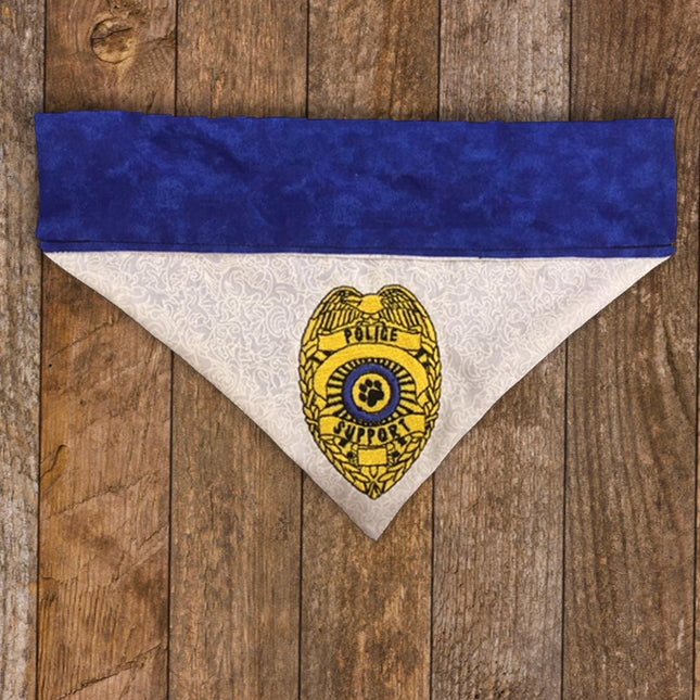 Police / Over the Collar Dog Bandana