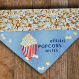Official Popcorn Tester / Over the Collar Dog Bandana