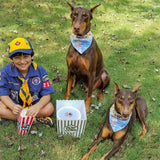 Official boyscout popcorn tester dog bandana